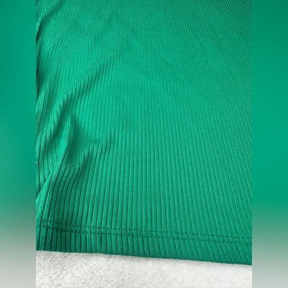 M Fasis Womens Short Sleeve Round Neck Green Butterfly Pullover T Shirt Size L - Picture 7 of 7